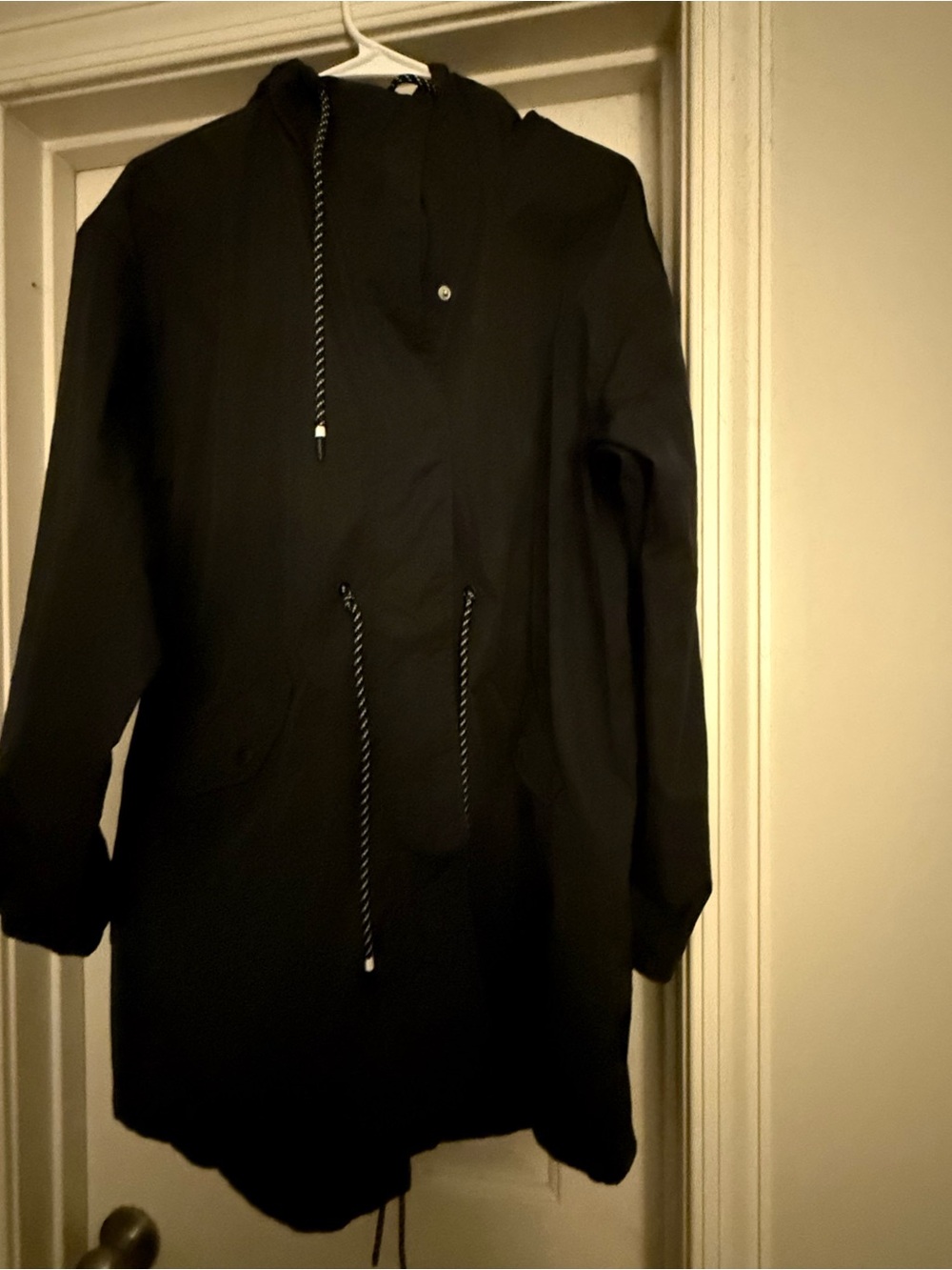 Black Women's Hooded Anorak Jacket - offline by Aerie